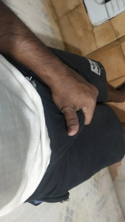 Horny guy masturbation