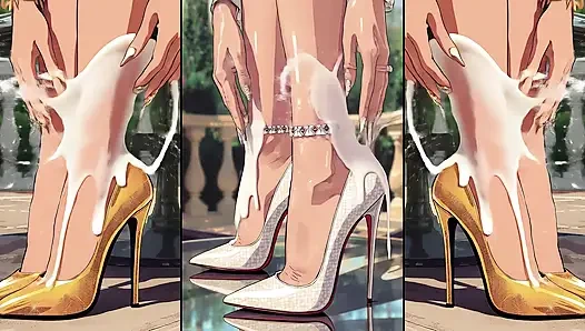 Yüksek topuklu ayakkabılar alle sitelerinden boşalıyor ateşli anime kızları tarafından yalanacak bölüm 2