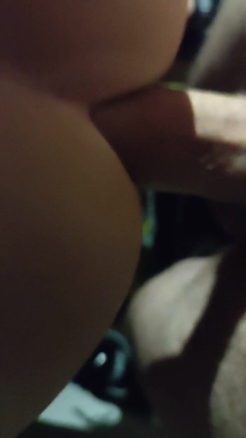 Emotional moment from "My bareback christmas present in my ass"
