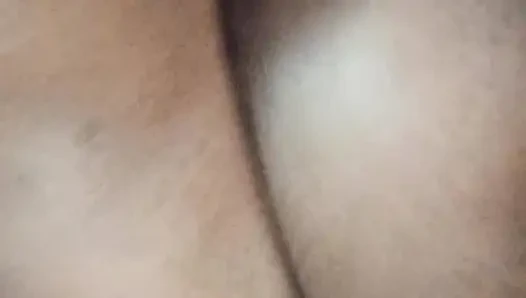 Neighbor fucked doggy style and creampied for a boost off