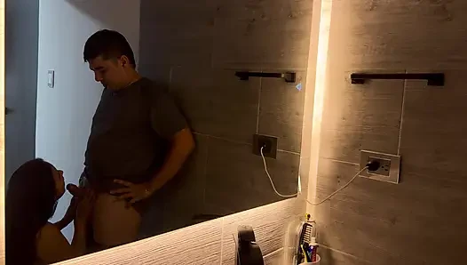 Shhh, don't let him suspect anything! - The wife ends up being unfaithful to the domicile