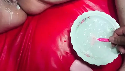 Shaving my wife's vagina and fingering her so delicious