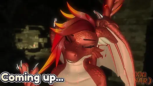 В видео от первого лица, возбужденное доминантное женское доминирование Futa Dragon заставляет тебя служить ей...
