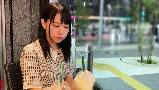 A118F10 It's natural to be cautious about your first dating app! A beautiful black-haired girl who came knowing she was going to shoot privately! Wild sex in one-night mode!