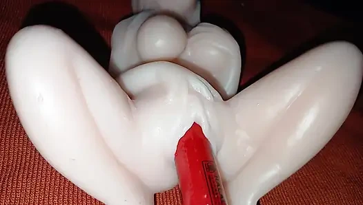 Realistis banget mainan seks pov 4k - adegan solo boneka silikon seksi