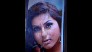 Cum hołd dla indyjskiej tamilskiej aktorki namithy