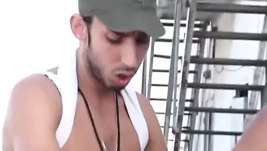 In Hebrew porn video – hot foreign soldiers 05