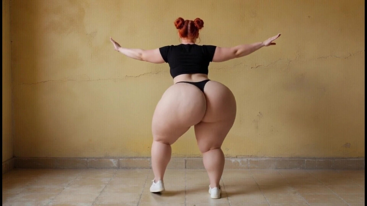 Big ass femboy, big ass boy moves his ass