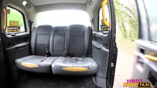 Female Fake Taxi - Two Hot Brunettes and a Sexy Dildo