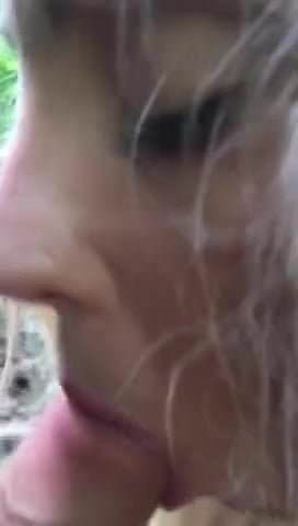 Outdoor cocksucker