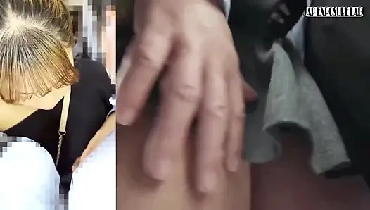 Busty Sash Strap Outfit, Tit Squeeze and Panty Slide Tease. Fingering Makes Her Scream, Special Edition!