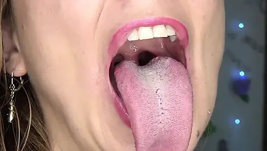Playing with My Uvula, Tongue and Mouth in Front of a Mirror