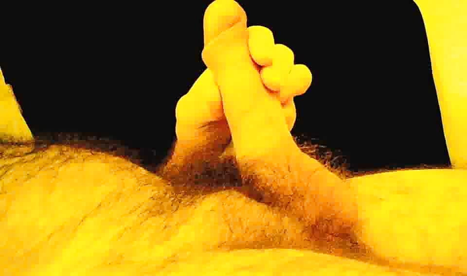 Hot spurt of white seed