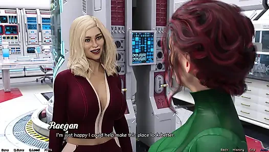 Stranded in Space - Stripper MILF Flashes Her Big Tits