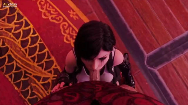 Tifa Deep Throating A Big Dick (POV Version)