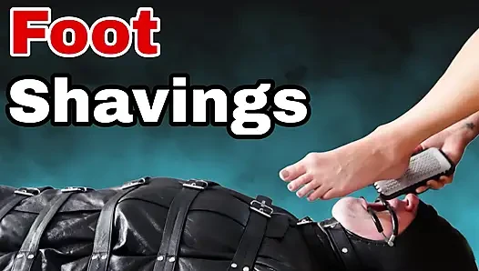 Training Zero Foot Slave Domination - Shavings Treat Bondage, Orgasm & Face Sitting