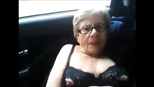 Squirting granny