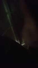 Dirty garage wank with cock slap