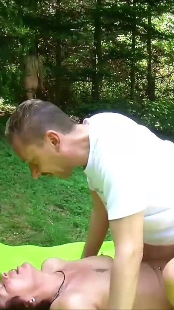 Must-see moment from "GERMAN MATURE SWINGER COUPLE HAVE FFM THREESOME AT BEACH"