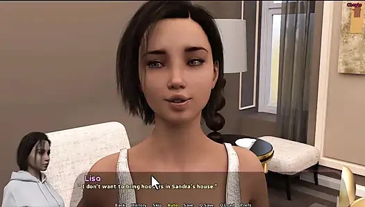 Haley hikayesi #7 - Haley yataktaki yarağa hayır diyemedi... Diane oturma odasında Johannes'i sikiyor