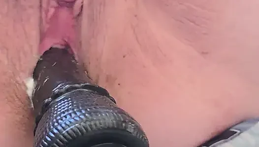 Marriage mare gets fucked and watches porn