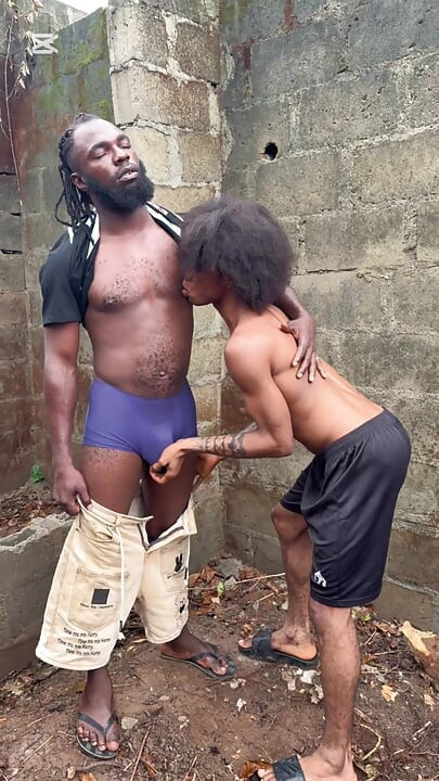 BBC Daddy Fucks Black Twink Outdoors