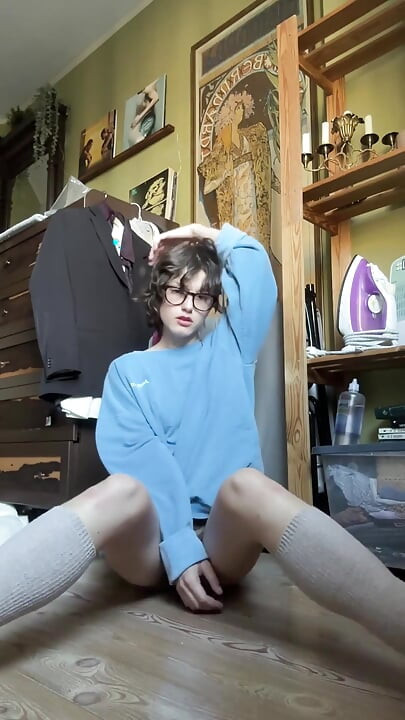 Fingering and Fucking My Hairy Pussy with Butt Plug in