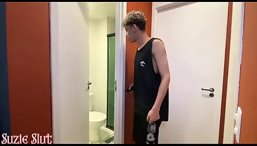 Stepmom Caught Her Stepson in the Handjob, Grounded Him to Eat Her Ass