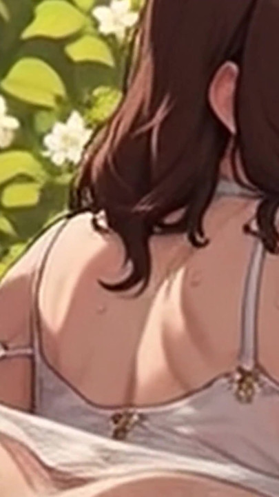 Waifu Garden Lady POV Full Vid - Panties Aside Penetration & Bench Close-up Fucking