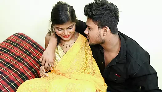 Hintli kız kocasıyla sert seks yapıyor