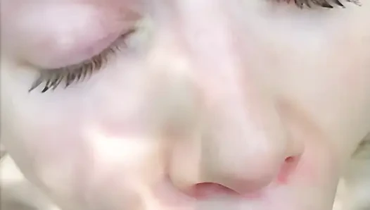 Cumshot in Mouth Slow Motion 60 Fps