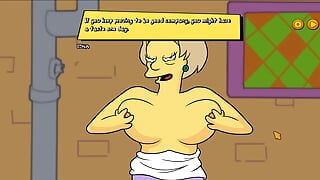 Simpsons - Burns Mansion - parte 22 Edna boob dancing e pôsteres secretos de loveskysanx