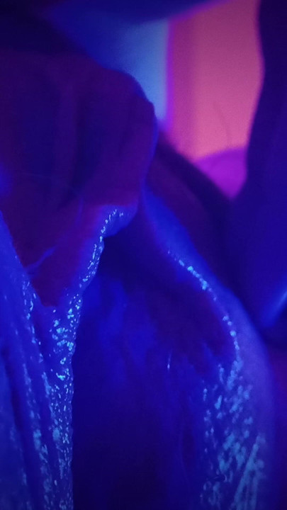 Rubbing my throbbing big clit in very close-up