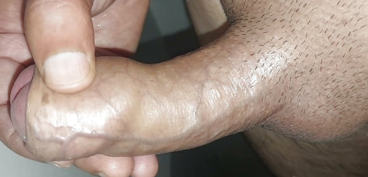 Daddy gives me handjob in bathroom