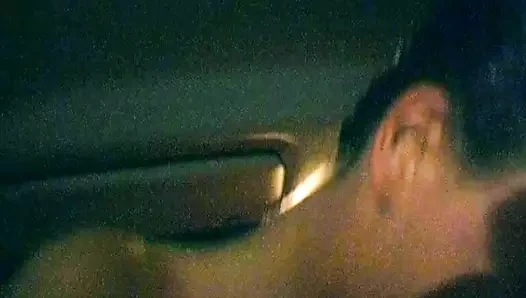 A slim German babe adores riding a cock in the car