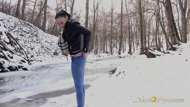 Snowy Scarf by Got 2 Pee where girls come to piss