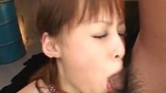 Japan cum slave