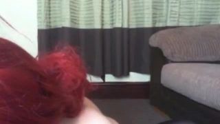 Big Tits Redhead Webcam  ball gag