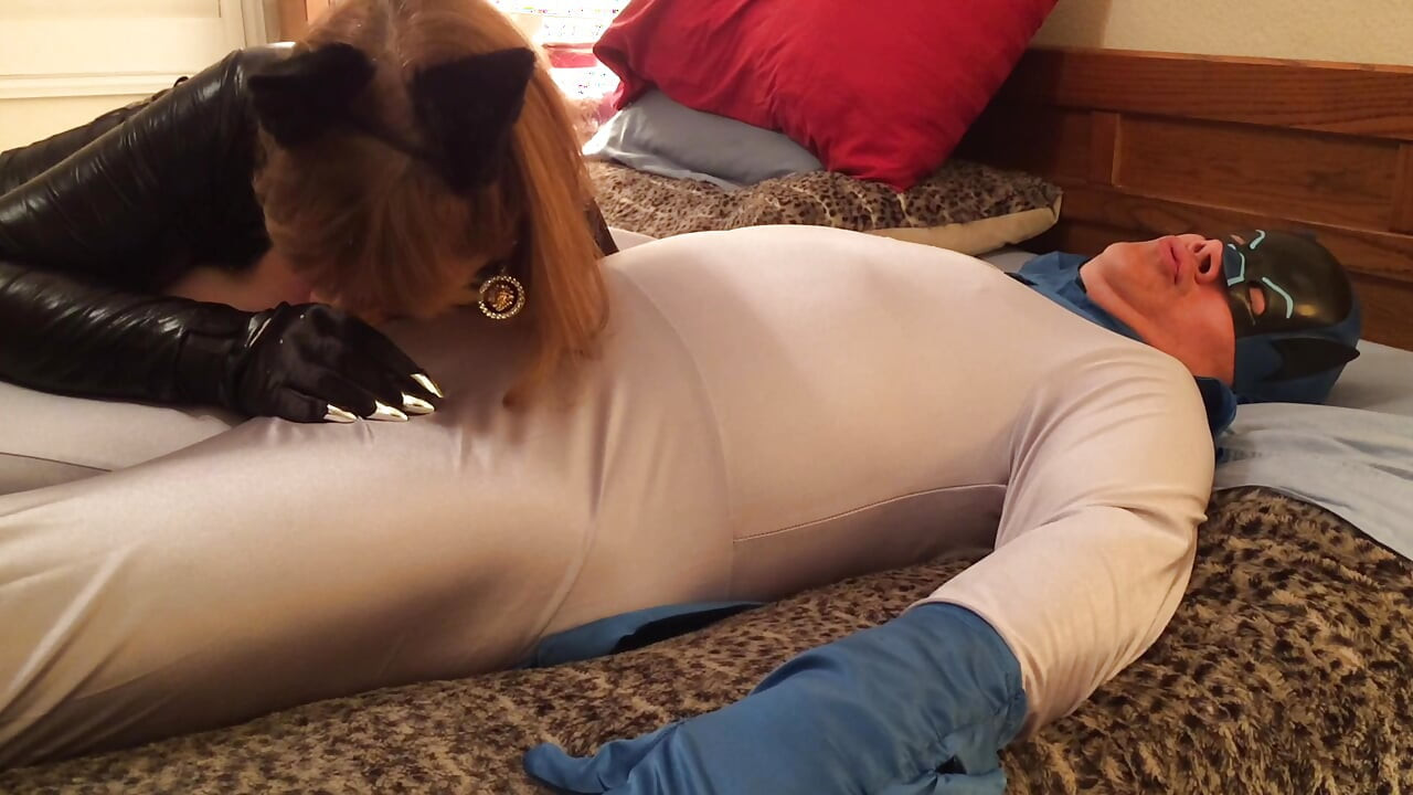 Granny Carmen's Assorted Superhero Cosplay Cocksucking Compilation