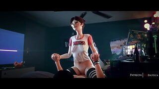 Compilation d'animations porno 3D Overwatch (3)