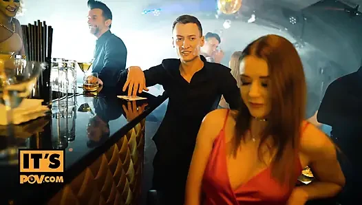 itsPOV - Date night turns lesbo when Sybil licks out lez hottie Aislin