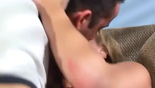 Blonde Babe Gets Pussy Licked and Fingered Wildly