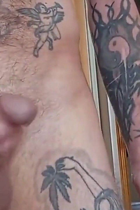 I masturbate my dick with her feet, then I masturbate myself and cum on her panties