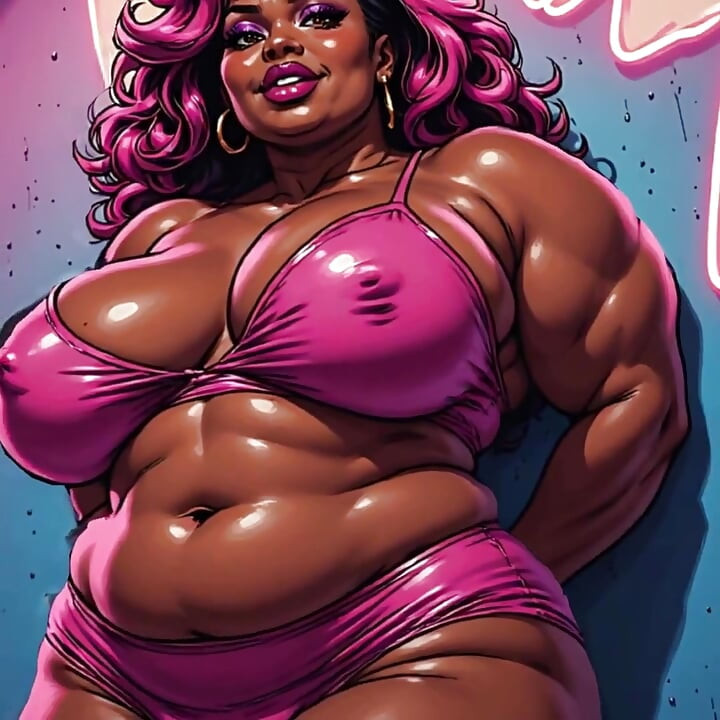 BBW dicke schwarze frauen 3d