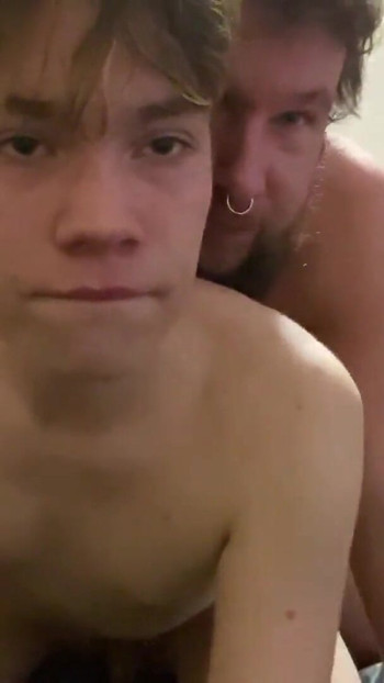 Key moment from "A 19-year-old twink gives his body to a Russian bear"