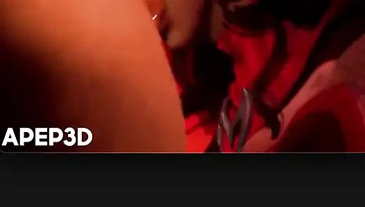 Scarlet Witch Deepthroating a Nice Hard Gooner Cock