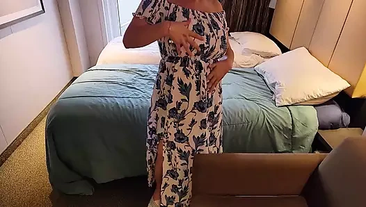 Dirty CUM SLUT Sucks and Jerks BIG Cock Dry  Huge TITTED Mature Stepmom Mistress Thursday Loves guzzling his Massive Cum Loads