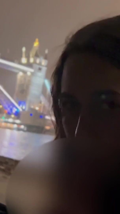 Blowjob on London bridge with egg sucking | Clip 1