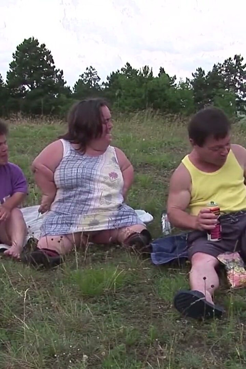 Horny midget gets fucked by a lucky guy