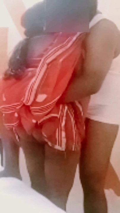Desi Indian Tamil BBW Wife Latha Standing Hug Ass Squeeze & Pussy Lick by Financier for Debt Pay!